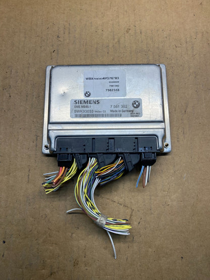 2003 2006 Bmw X3 ECU ECM Engine Control Module Computer 7561382 AH5034 DG0