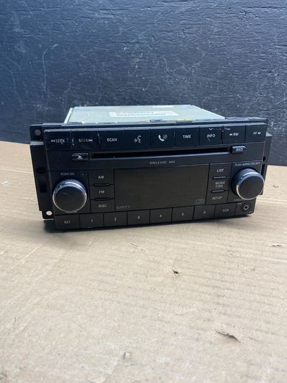 2007-2012 Chrysler Dodge Jeep Ram Radio CD MP3 AUX Receiver AD9516 DG0