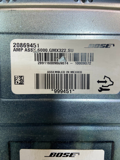 2009 to 2015 Cadillac CTS Bose Radio Stereo Audio Amplifier Amp OEM Y4434 DG4