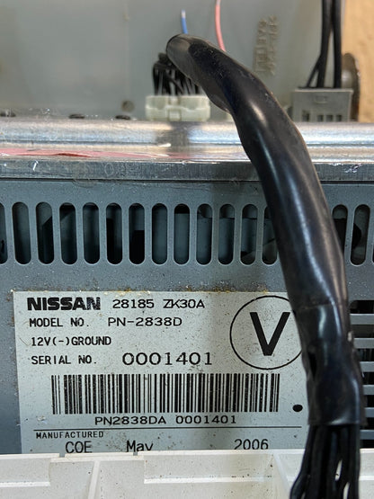 2007 to 2008 Nissan Maxima AM FM CD Radio Receiver 28185 ZK30A Z2081  DG6