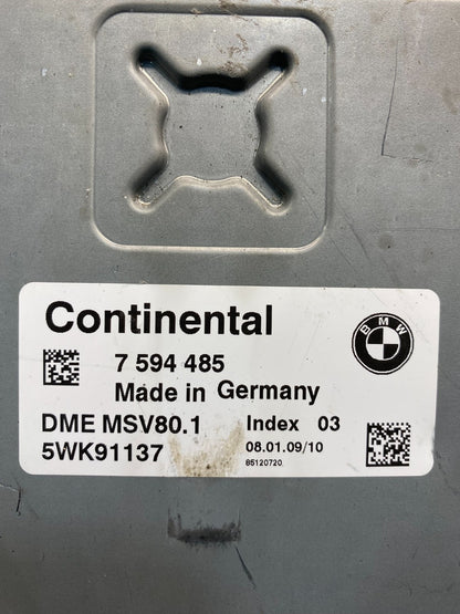 2007 to 2011 Bmw 328i Ecm Ecu Engine Computer Module AD7555 DG2