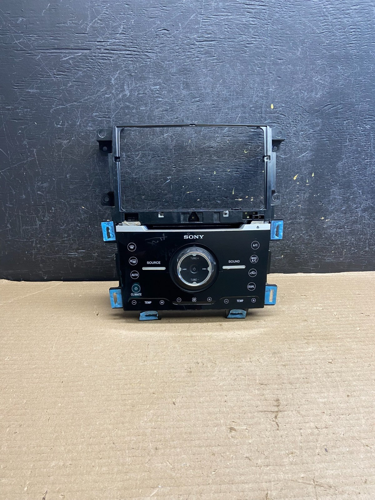2011-2014 Ford Edge Heater Climate Control Sony Radio CD Control Dash AH3571 DG0