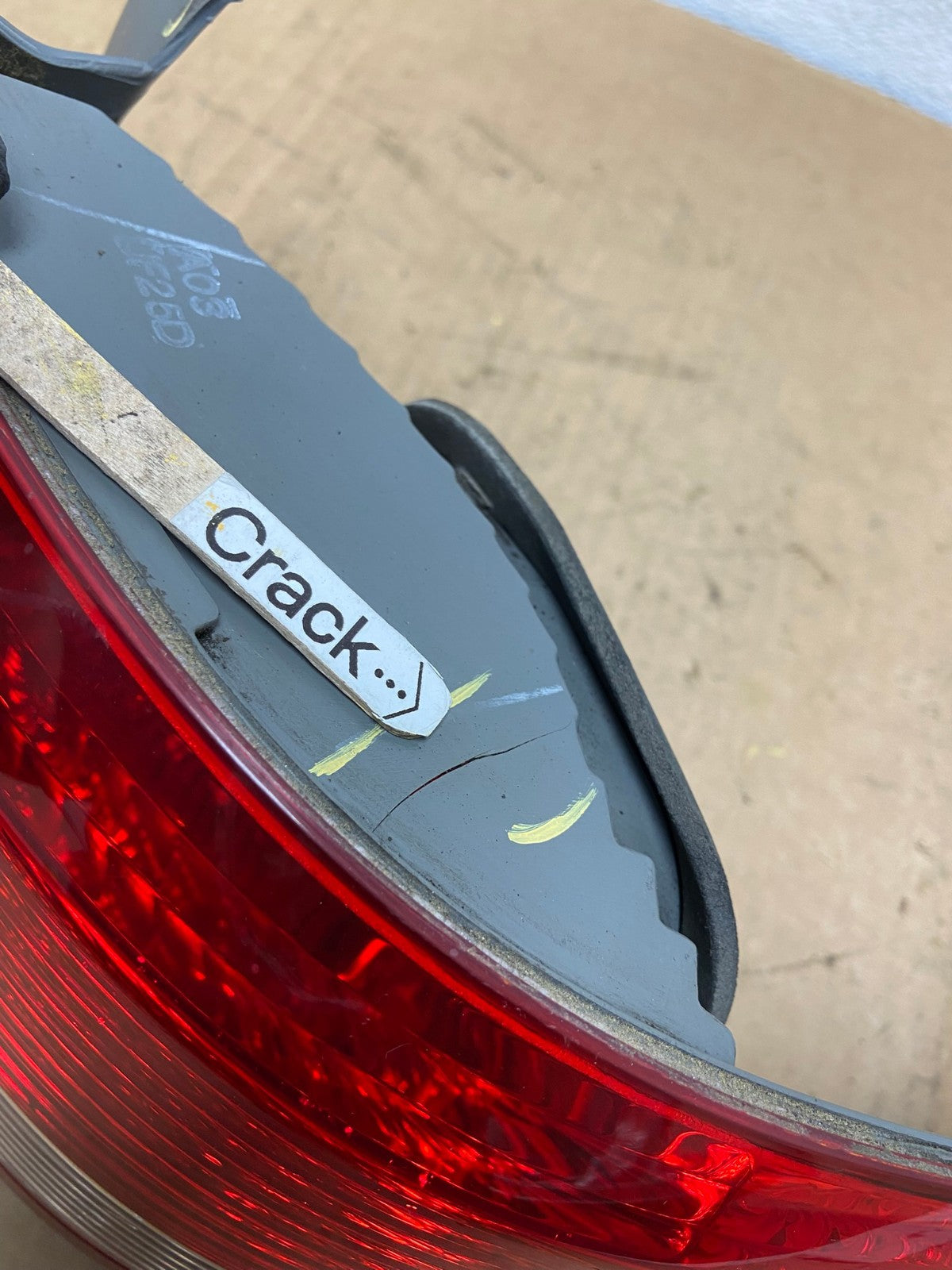 2003 to 2004 Honda Accord Sedan Right Passenger Rh Side Tail light AD1259 LK4