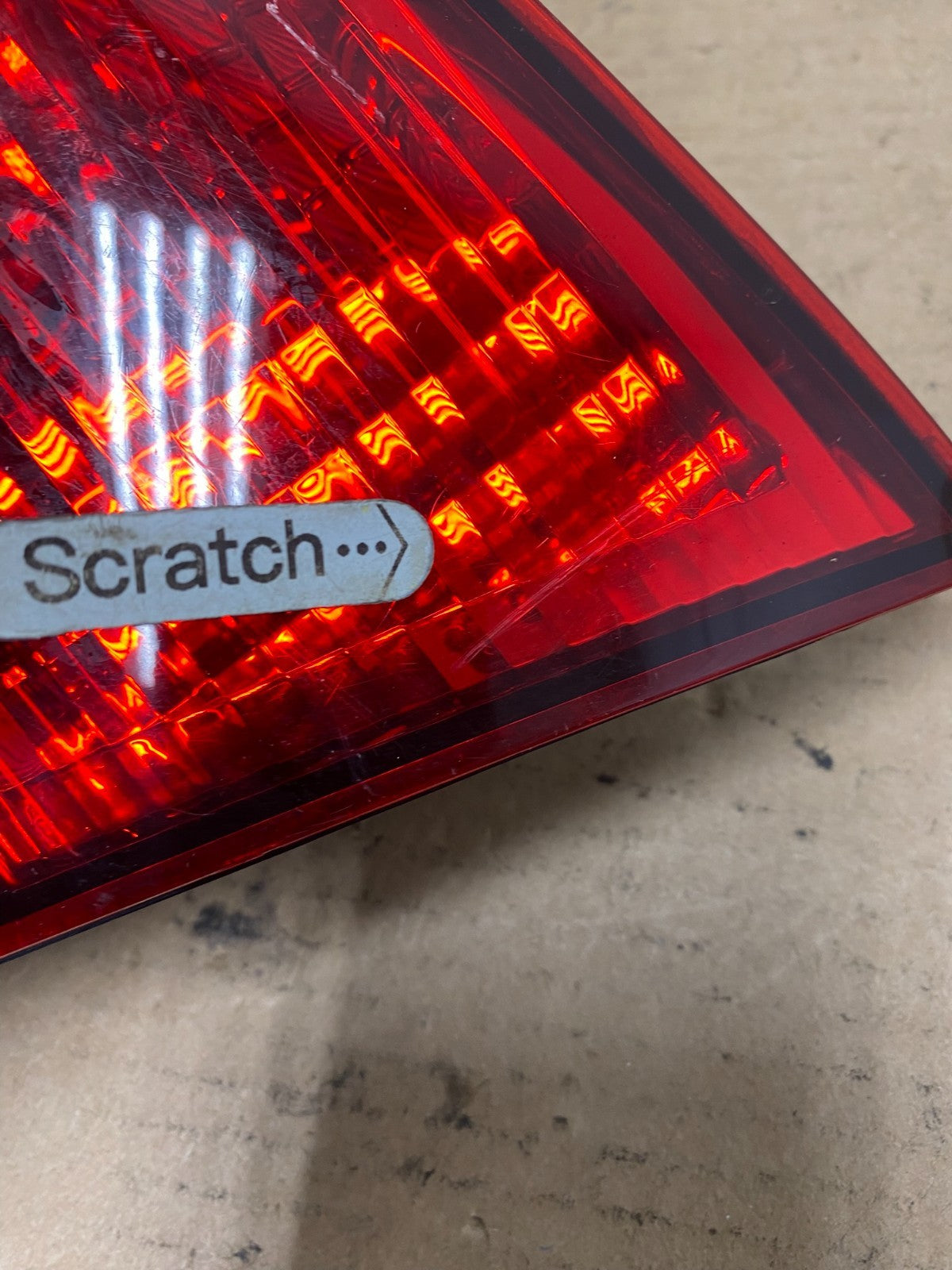2002-2004 Infiniti i35 Inner Right Passenger Rh Side Tail Light OEM O9778 DW8