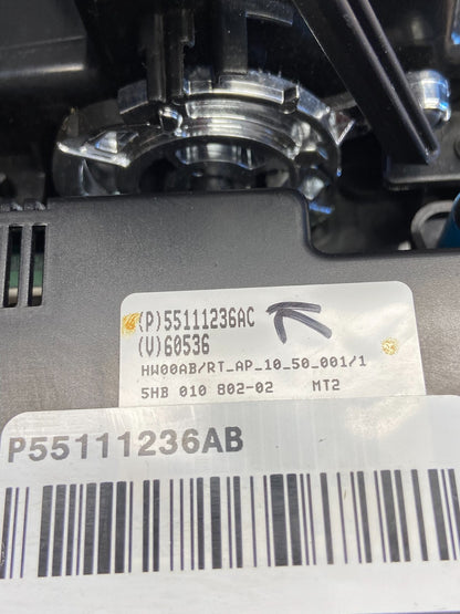 2011-2016 Chrysler Town Country Climate Control Panel Center Dash Trim ah3670 DG5