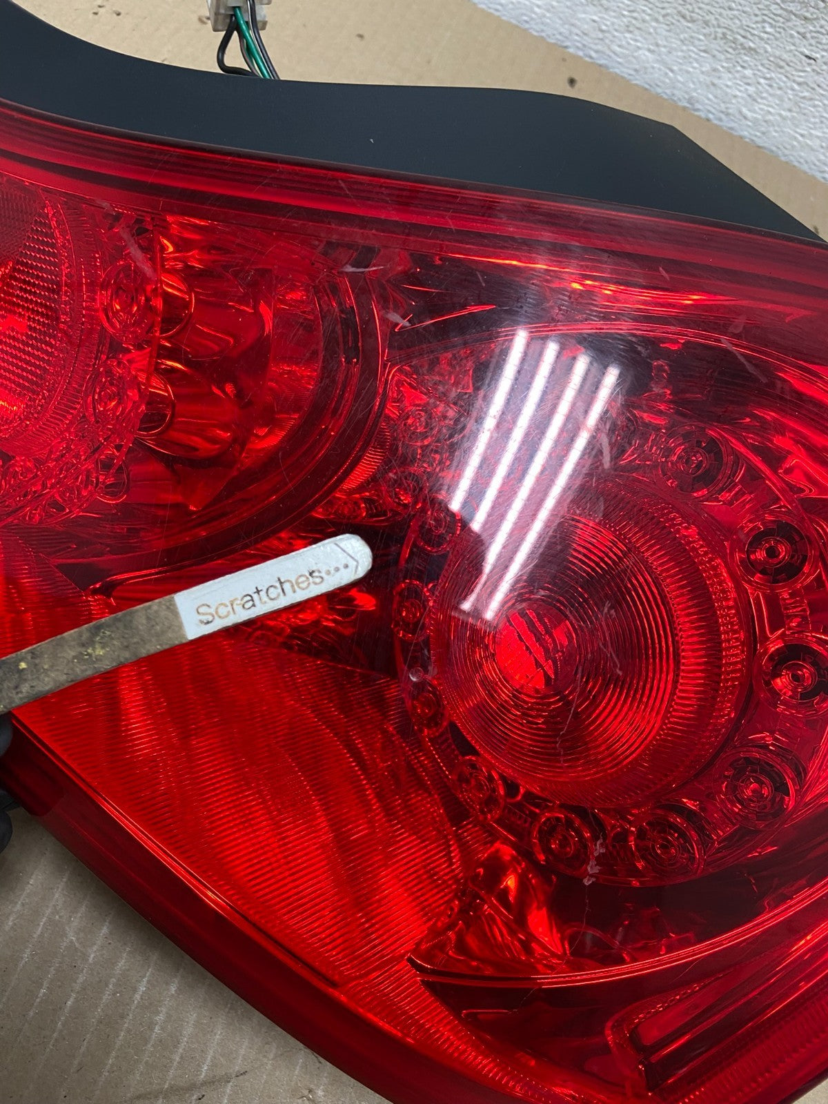 2008-2013 Infiniti G37 Coupe Right Passenger RH Side Tail Light AG5902 DW3