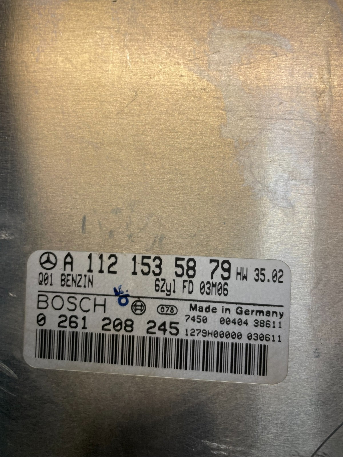 1999 to 2005 Mercedes E320 CLK320 Engine Control ECU Module a1121535879 T7039 DG3