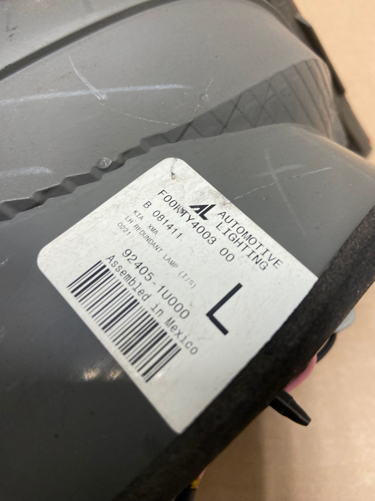 2011 2012 2013 Kia Sorento Left Driver Lh Inner Tail Light AH9314 LK8