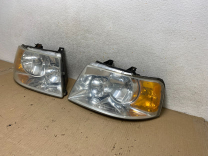 2003 - 2006 Ford Expedition Left+Right Side Headlights Halogen AH5819 DW2