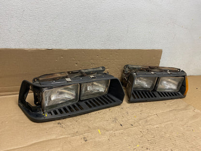 1984 1985 Honda Accord Left+Right Set Headlights + Bezel Oem O3698 DG2