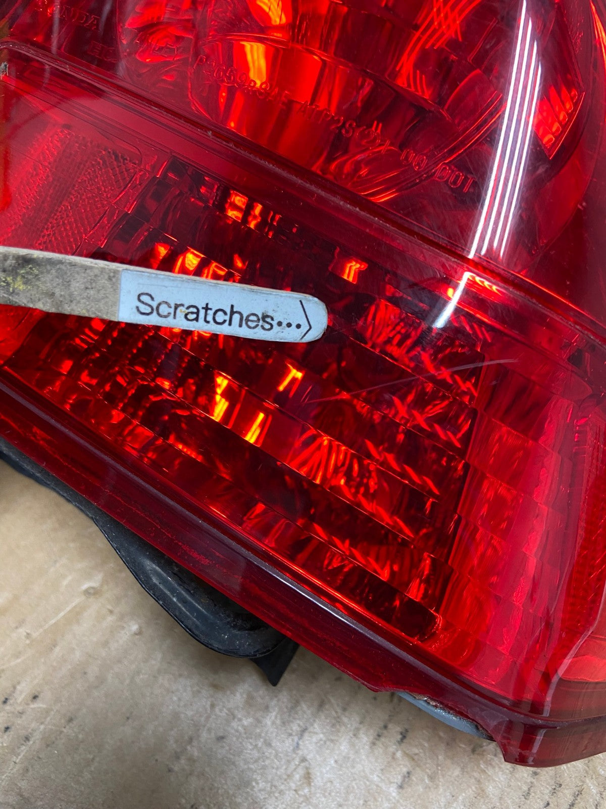 2001 -2003 Honda Civic Sedan Right Passenger Side Tail Light AE1200 LK3