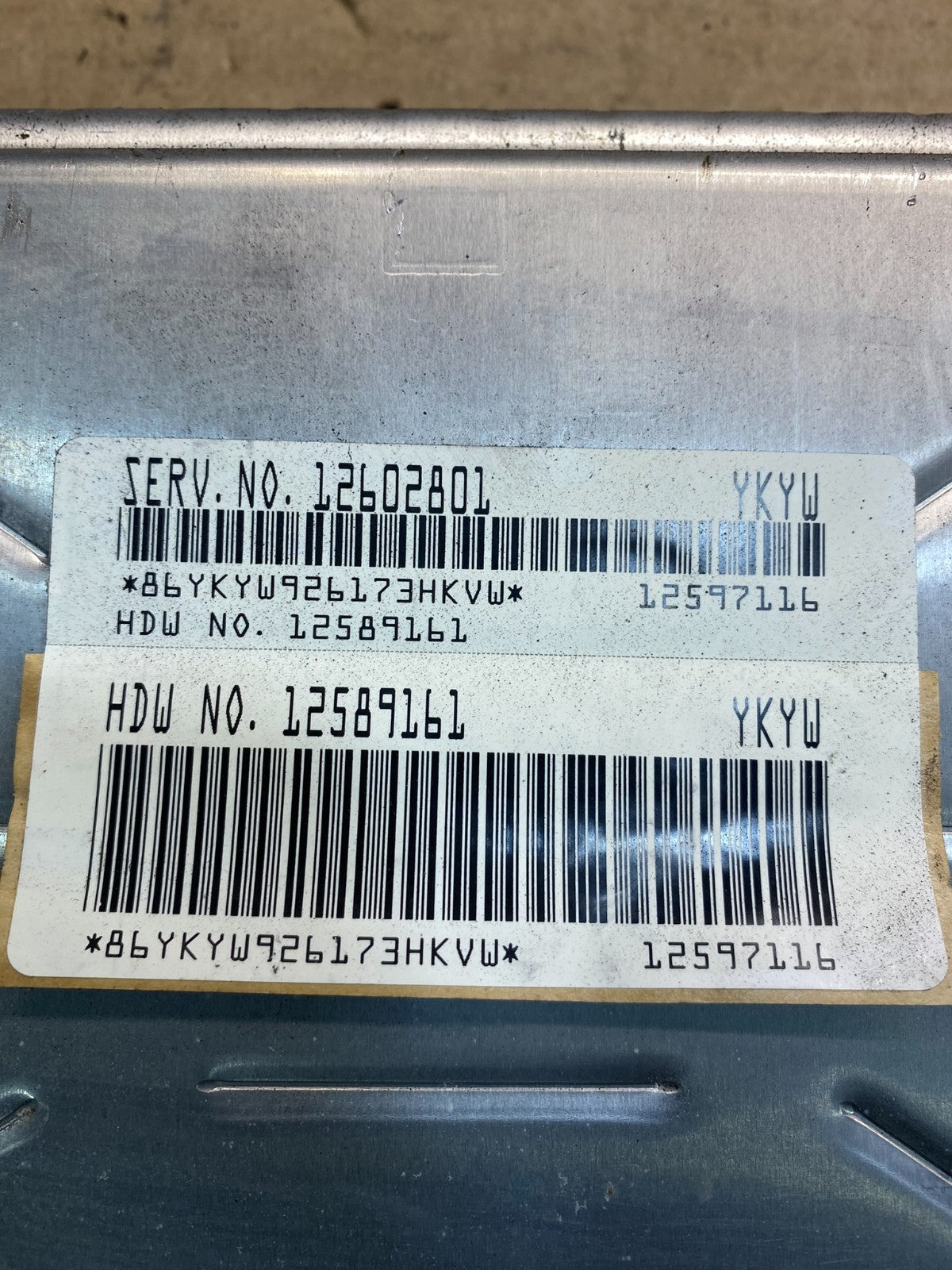 2005 Chevrolet Astro Ecu Engine Control Module Unit Ecm 12602801 AB7198 DG2