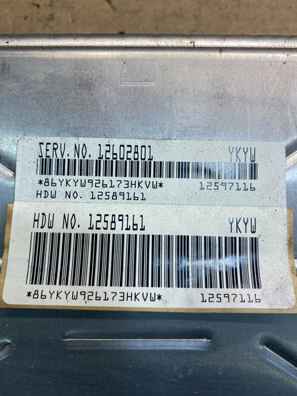 2005 Chevrolet Astro Ecu Engine Control Module Unit Ecm 12602801 AB7198 DG2