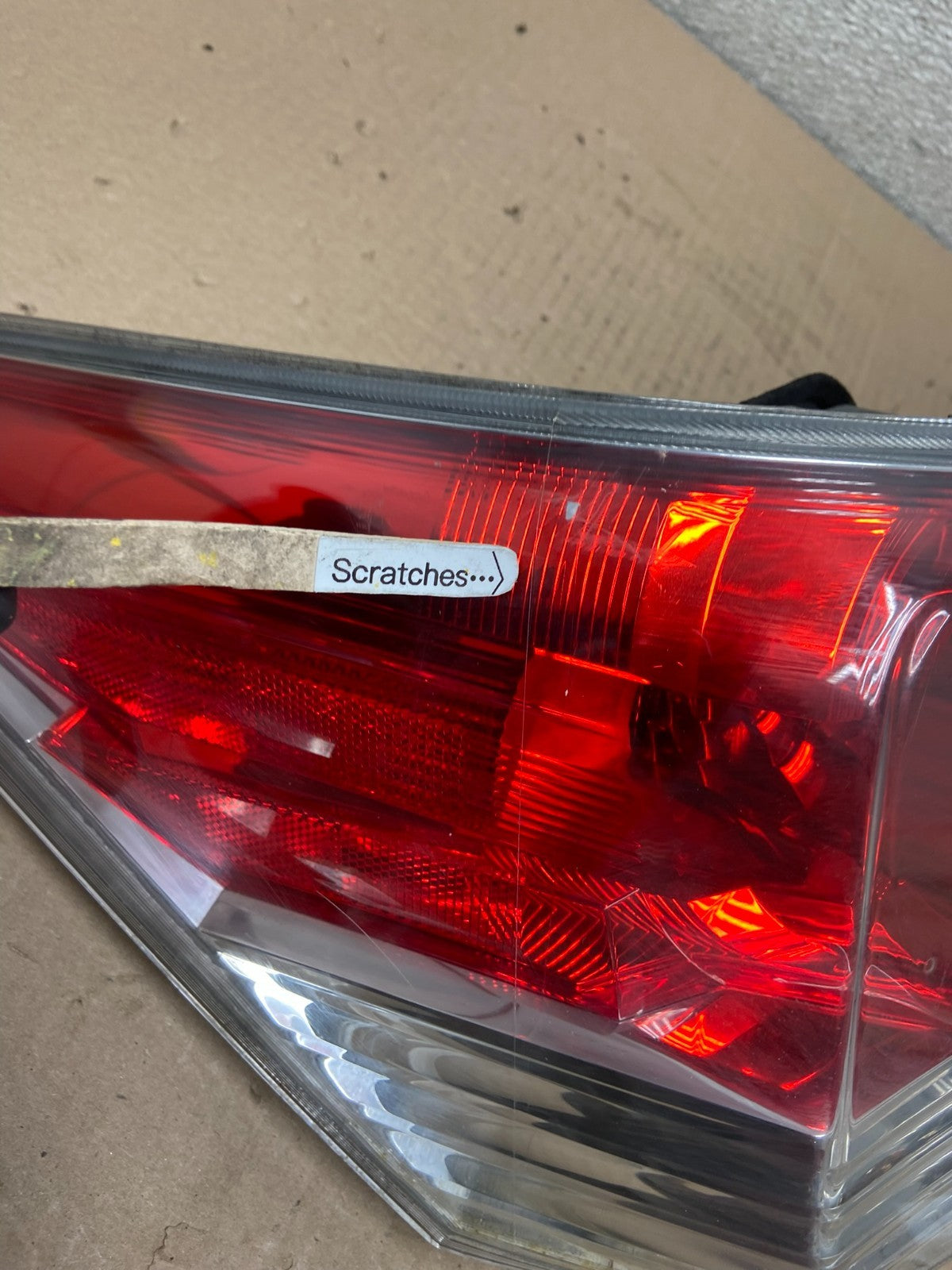 2008 to 2012 Honda Accord Sedan Tail light Left Driver LH Side AB2461 LK3