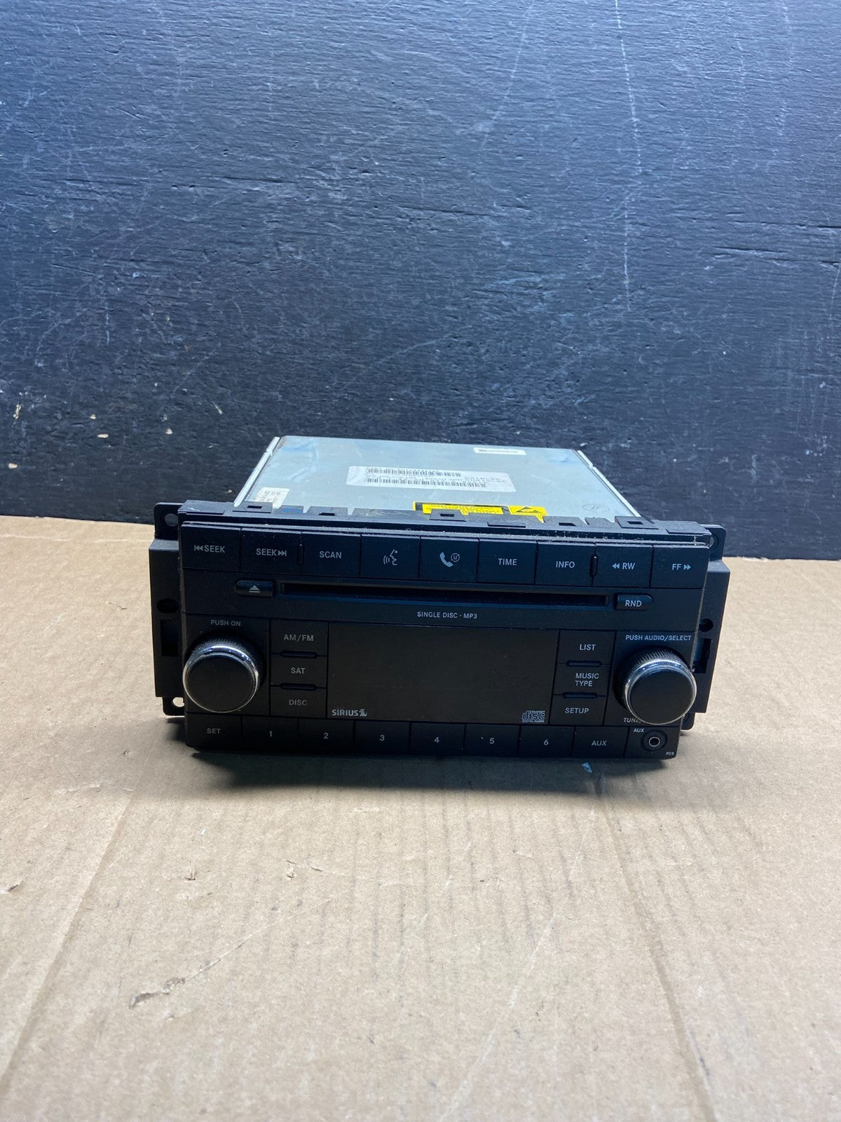 2007-2012 Chrysler Dodge Jeep Ram Radio CD MP3 AUX Receiver AG1683 DG0