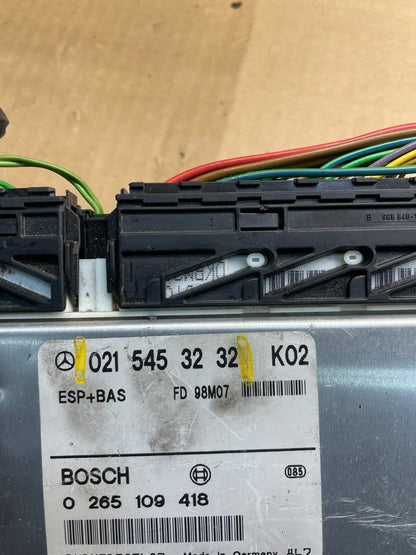 1998 - 2000 Mercedes R129 SL500 S500 ECU ECM Engine Control Module OEM W6664 DG3