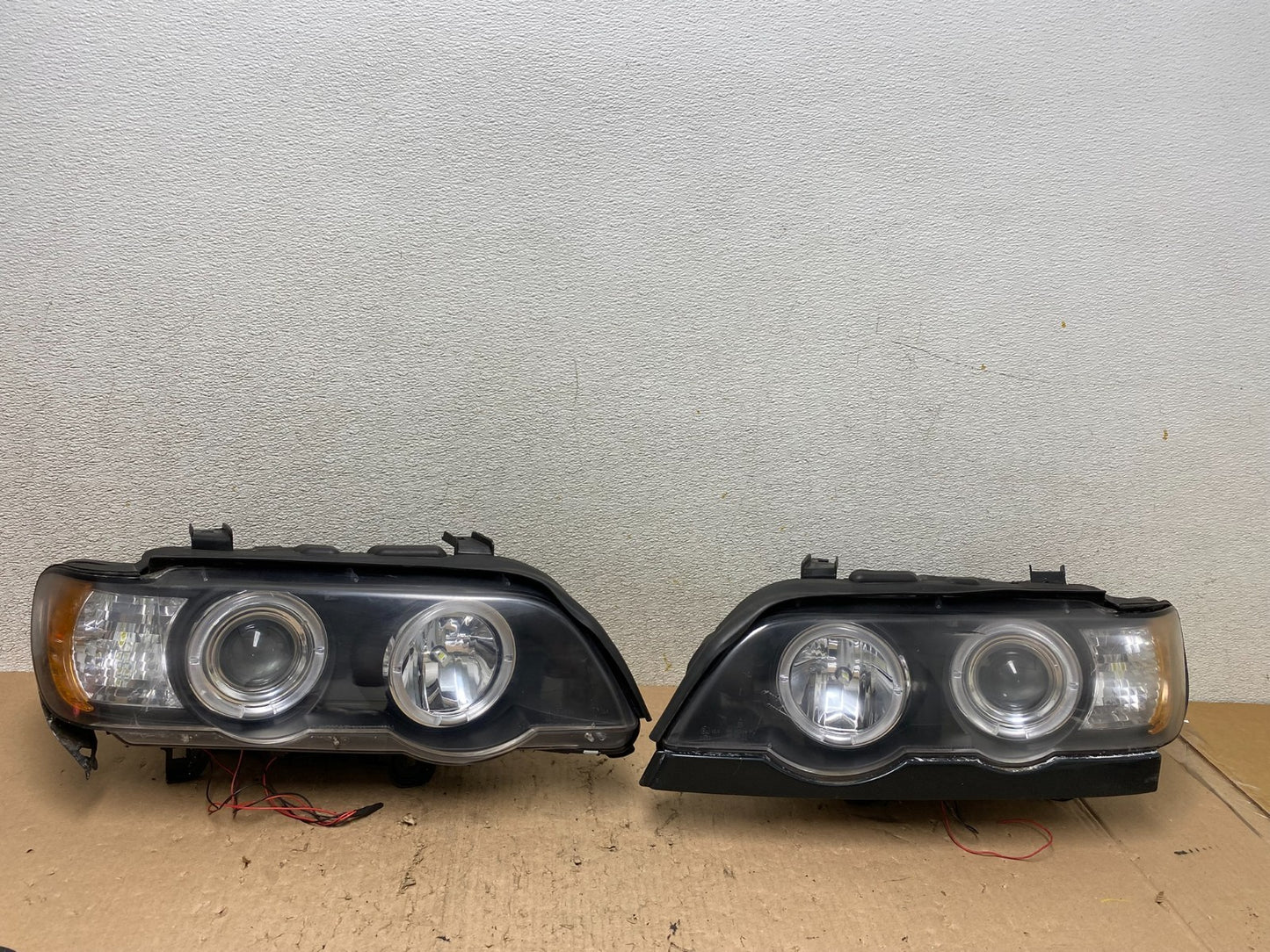 2000-2003 BMW X5 E53 LED Left+Right Set LED Projector Headlight R6549 C DG0