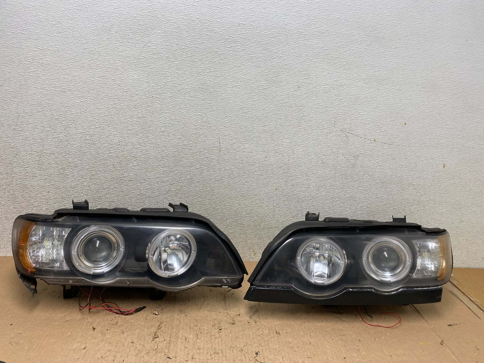 2000-2003 BMW X5 E53 LED Left+Right Set LED Projector Headlight R6549 C DG0