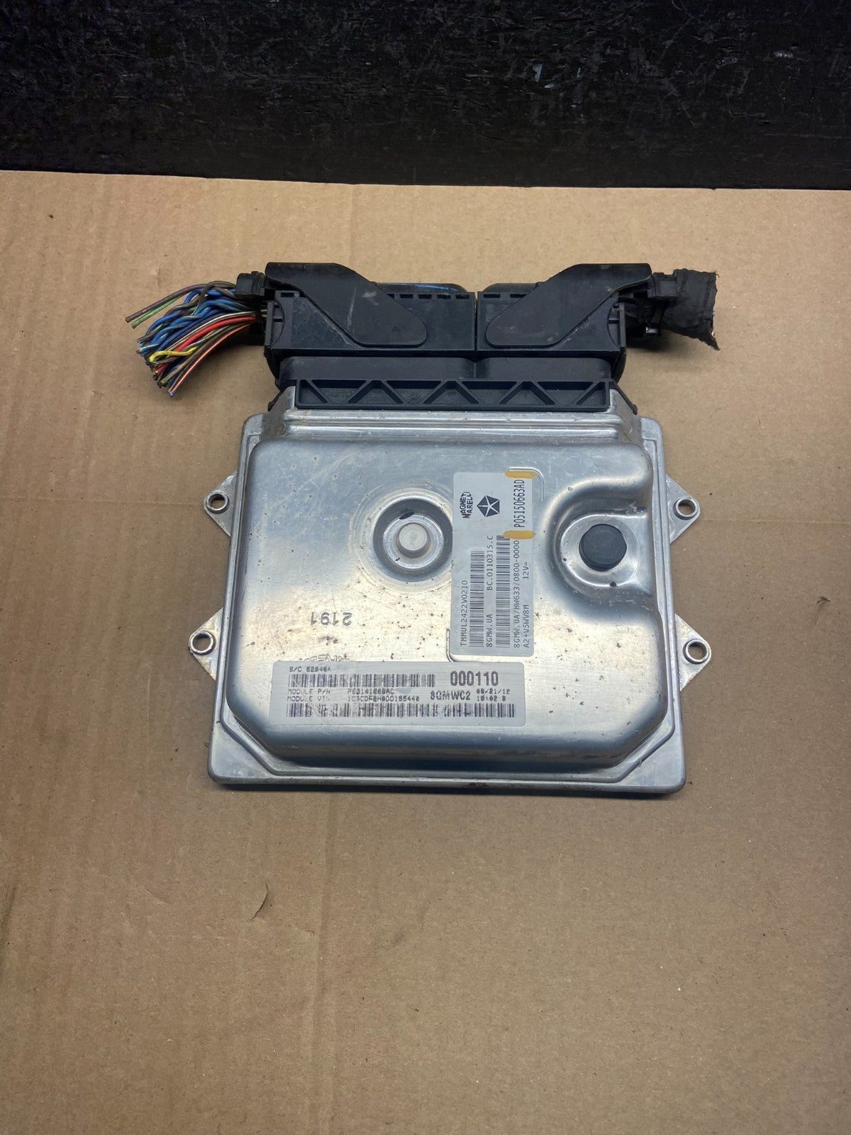2013 2014 Dodge Dart ECU ECM Engine Computer Module ad1841 DG0