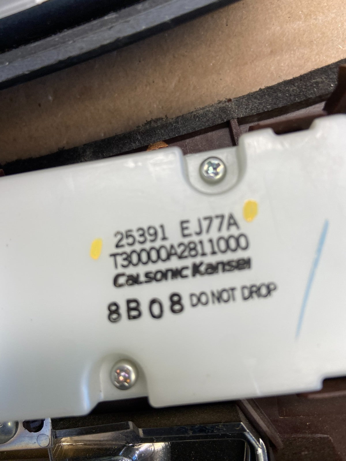2008 2009 2010 Infiniti M35 Radio Clock Control Panel Plate ag5027 DG4