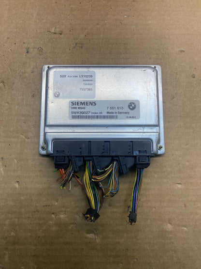 2003 to 2005 BMW X5 ECM ECU Engine Control Computer Module 7551615 AF6613 DG0