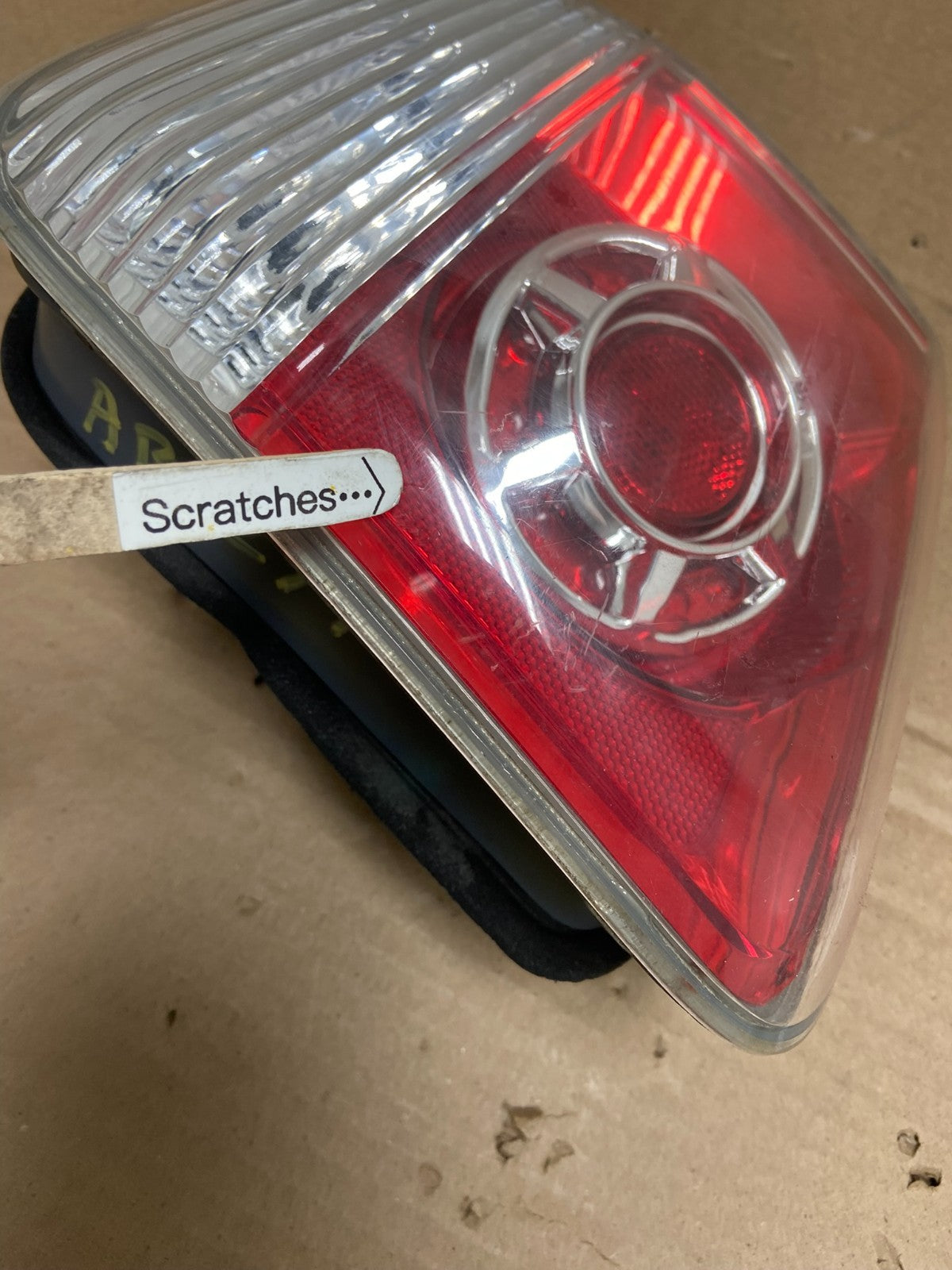 2007 to 2012 GMC Acadia Right Passenger Rh Hatch Tail Light Inner Oem AB1274 LK3