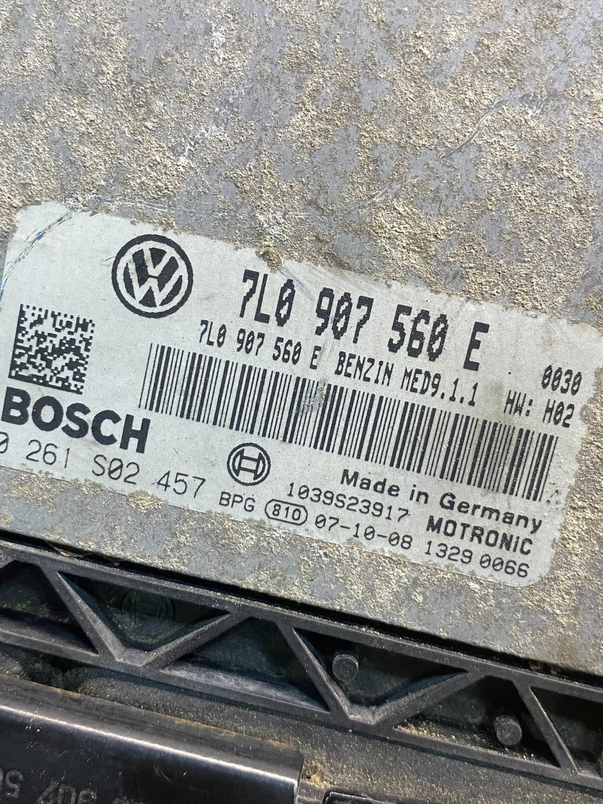2011 to 2014 Volkswagen Touareg 3.6L ECM Engine Control Unit ECU ah3388 DG2