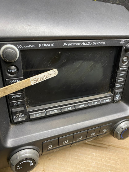 2006 - 2011 Honda Civic Radio AM/FM Climate Control Air Vent Bezel W0357 DG3