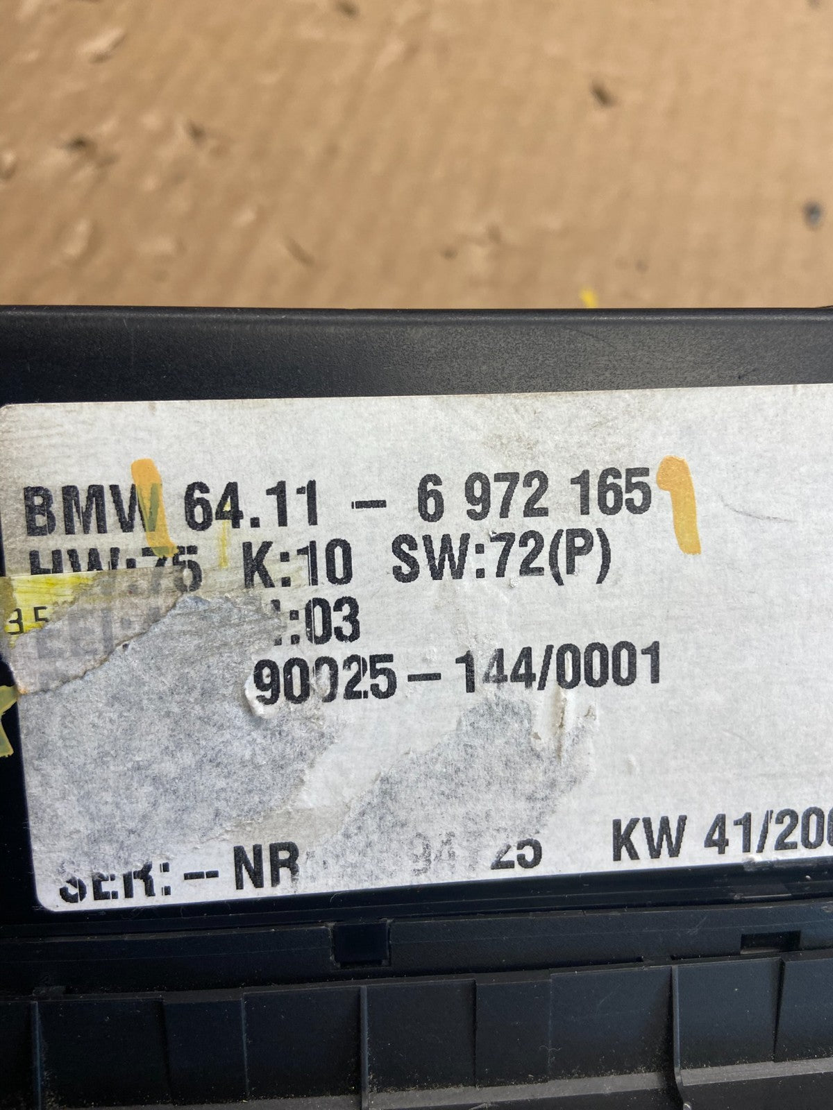 2001-2006 Bmw X5 E53 AC Heater Climate Control Temperature Panel Trim ad2193 DG4
