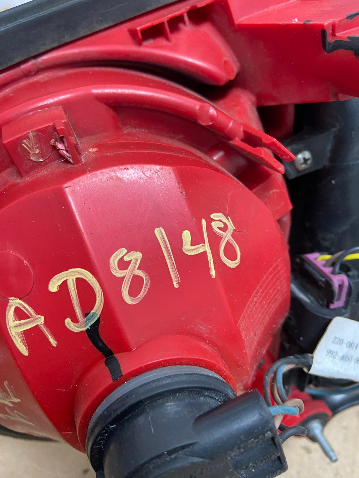 2008 2012 Chevrolet Malibu Left Driver Lh Side Tail Light AD8148 LK8
