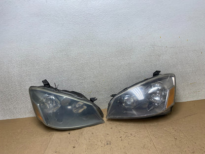 2005 to 2006 Nissan Altima Left+Right Side Set Halogen Headlights W9139 DW0