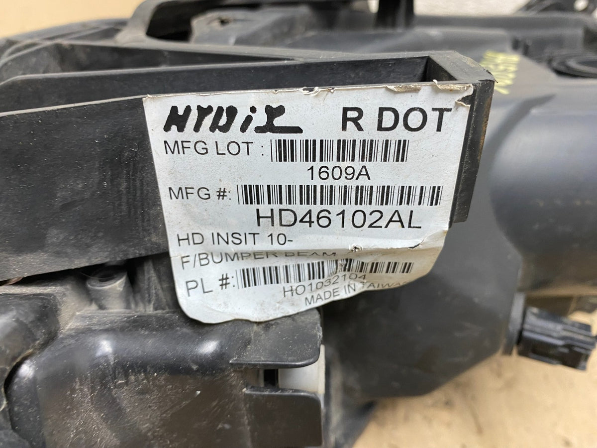 2012 - 2014 Honda Insight Left Driver LH Halogen Headlight AH5996 DW9
