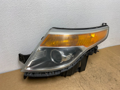 2011 to 2015 Ford Explorer Left Driver LH Halogen Headlight AD0703 DW2