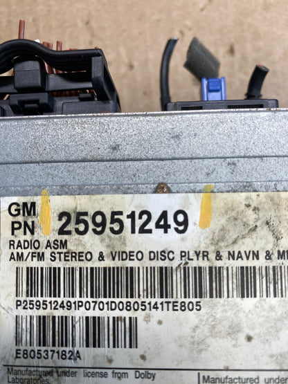 2008 to 2013 Cadillac CTS Am Fm Cd Player Radio Receiver AC6296 DG5