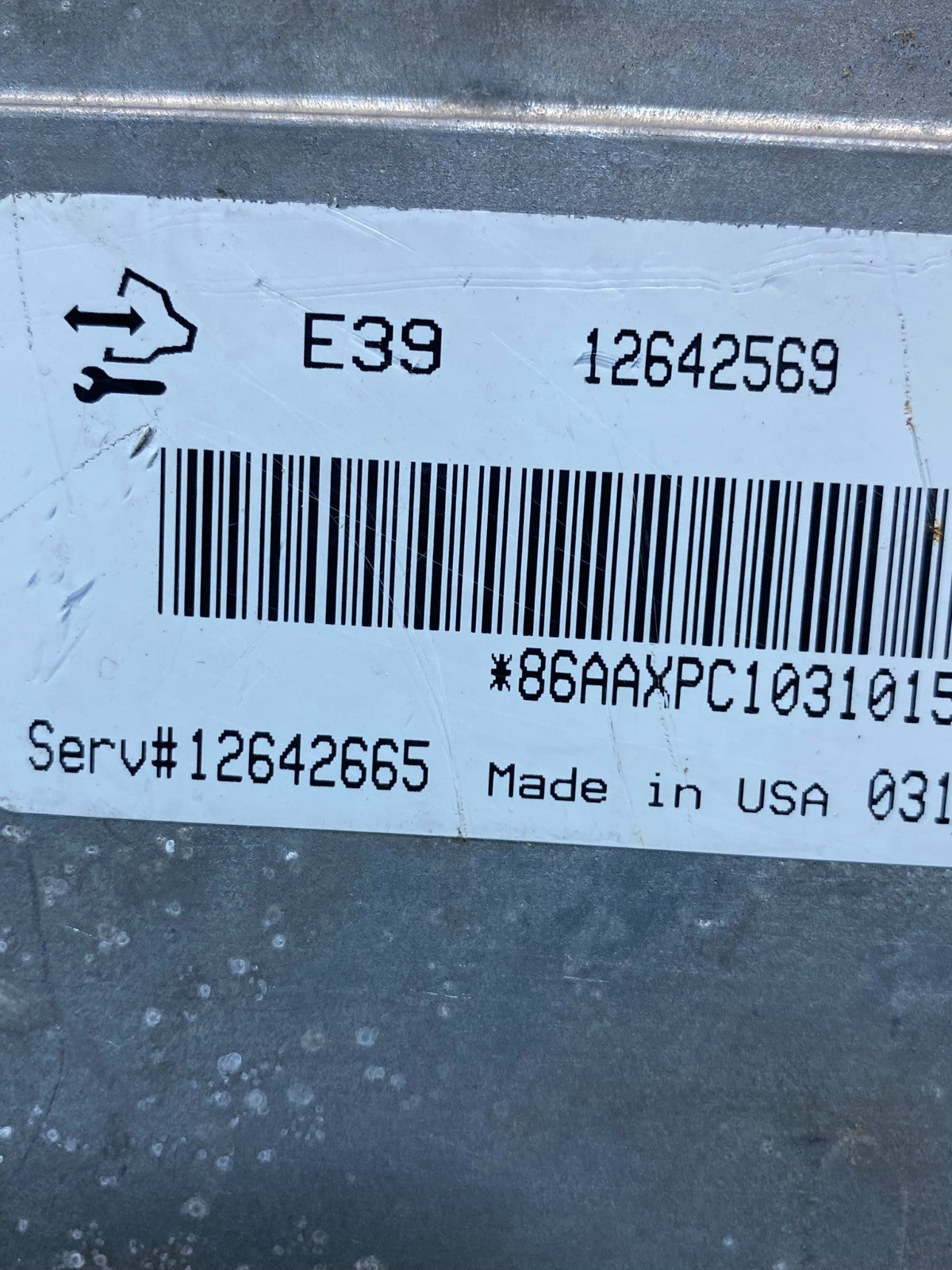 2011 2013 Chevrolet Equinox Terrain Ecu Engine Control 12642569 Ecm AE2090 DW2