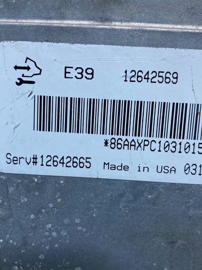 2011 2013 Chevrolet Equinox Terrain Ecu Engine Control 12642569 Ecm AE2090 DW2
