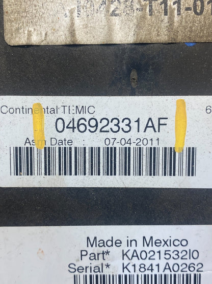 2011 Liberty Nitro TIPM Power Integrated Fuse Box Module AG6159 DG6