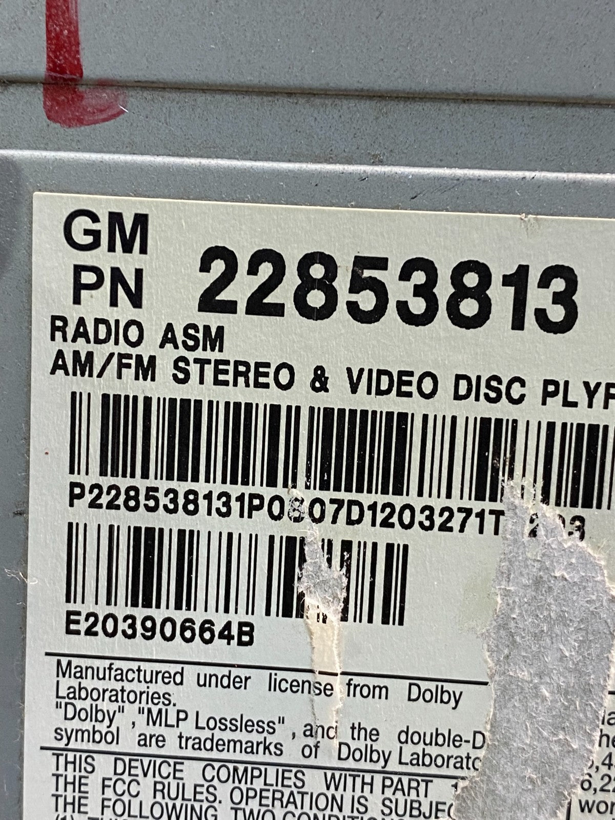 2011 to 2014 Cadillac CTS Am Fm Cd Player Radio Receiver ae4803 DG6