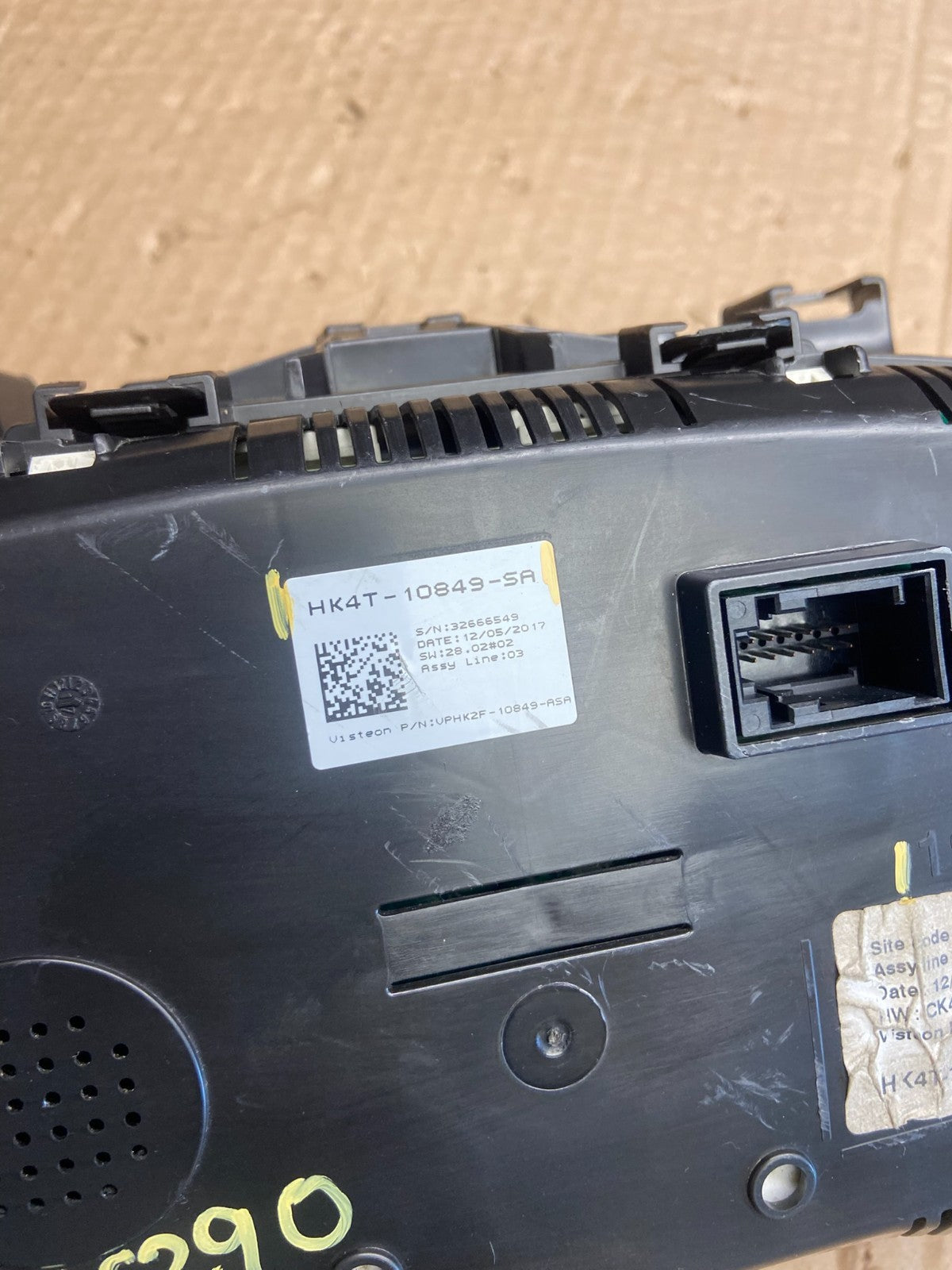 2016 to 2018 Ford Transit Connect Speedometer Cluster AF6290 DG9