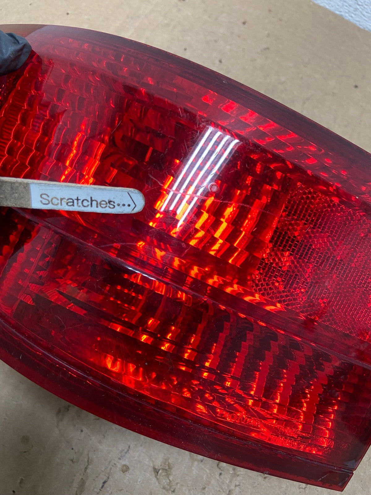 2005 Honda Accord Left Driver Lh Side Tail Light AG1297 LK3