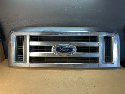 2008 to 2014 Ford Econoline E150 E250 Front Upper Chrome Grill Grille af5274 DG0