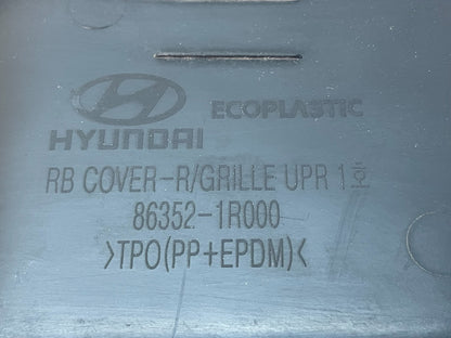 2012 - 2017 Hyundai Accent Front Upper Cover Radiator Grille AH0017 DG4