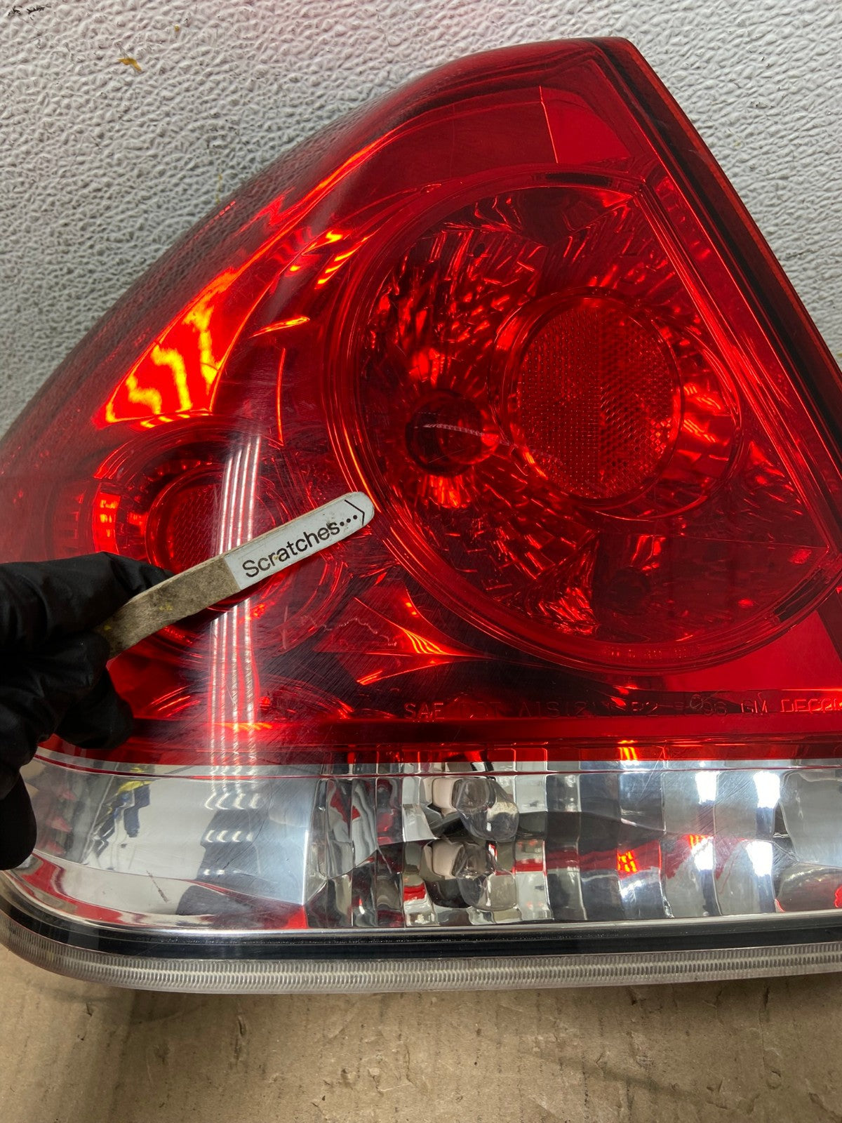 2006 to 2012 Chevrolet Impala Left Driver Lh Side Tail Light AD7772 LK3