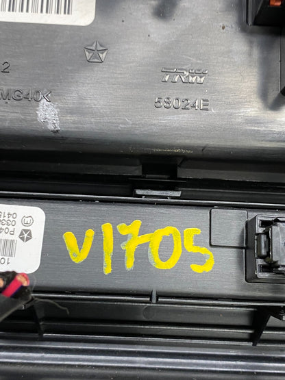 2008 to 2010 Jeep Grand Cherokee Center A/C Heater Climate Control OEM V1705 DG8