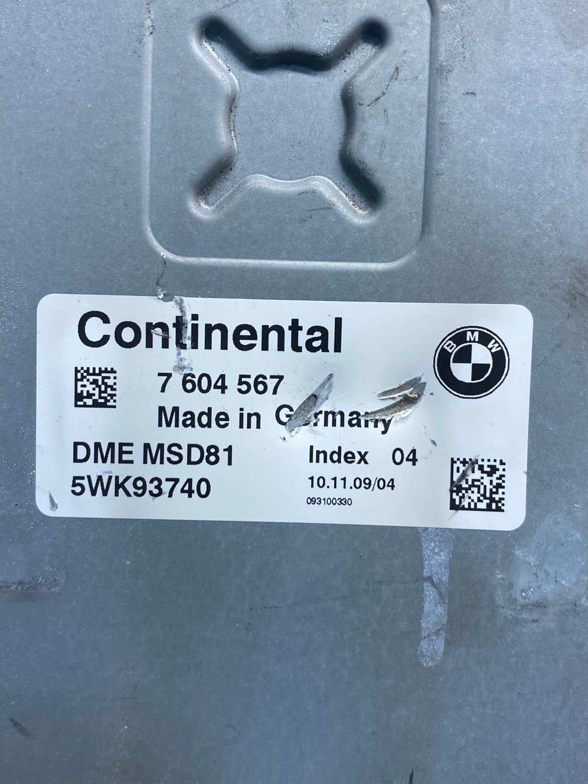 2007 to 2010 BMW N54 335i 535i Engine ECU ECM Computer Module 7604567 AH7455 DG2