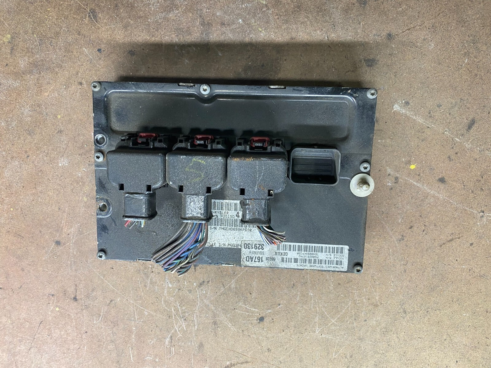 2009 2010 Jeep Grand Cherokee 3.7L Engine Computer P68028167AD L4238 DG0