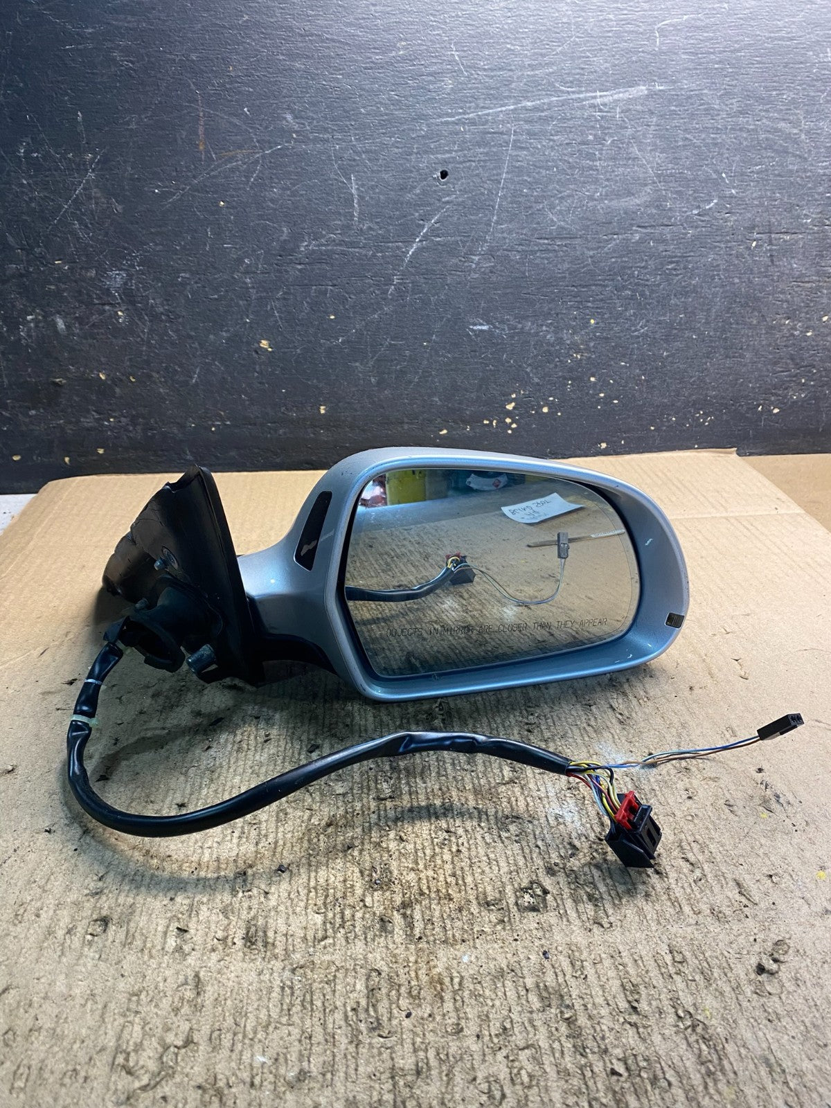 2009 to 2014 Audi A4 Right Passenger RH View Power Door Blind Mirror Z2502 MS8