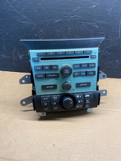 2009 to 2011 Honda Pilot AM FM CD Audio Radio Player Climate Control AD7600 DG0