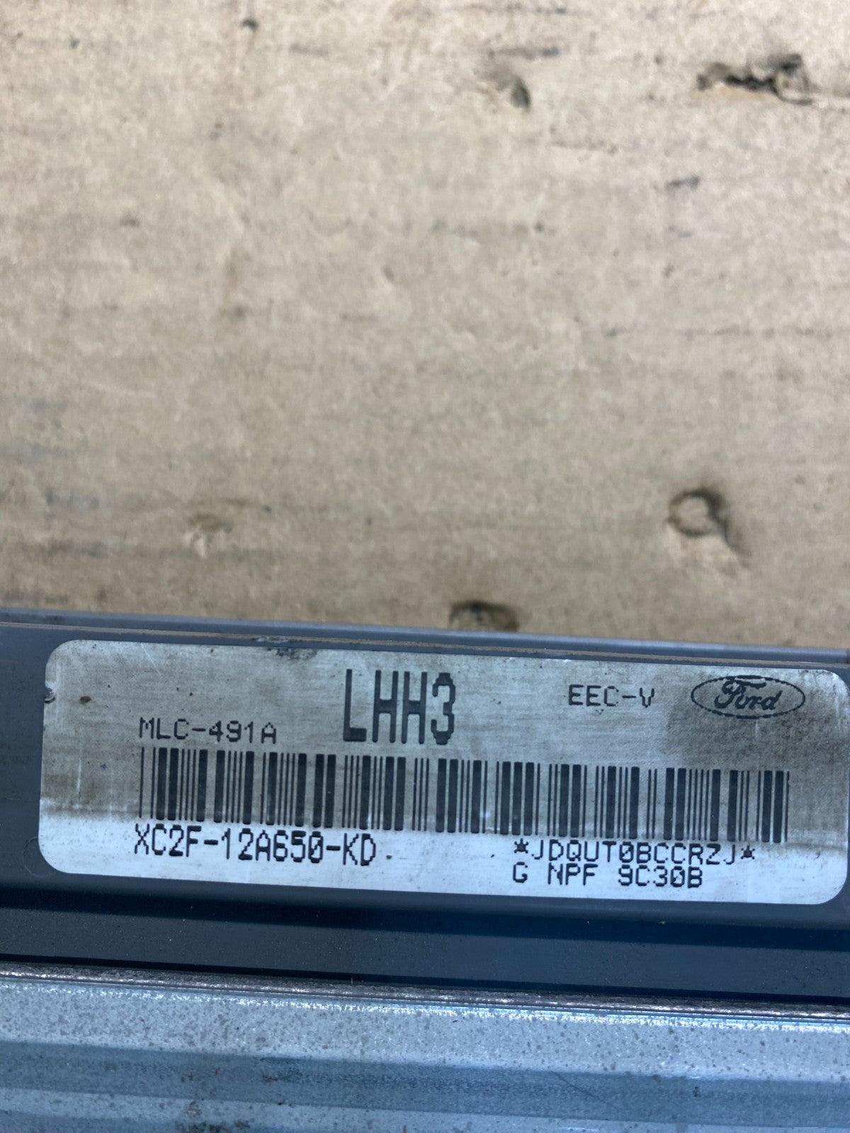 1999 Ford Van E150 E250 4.2L Engine Computer Ecm Ecu xc2f-12a650-kd AC4419 DG2