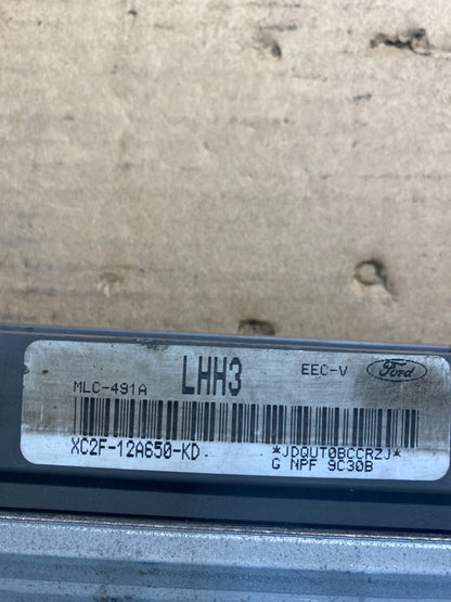 1999 Ford Van E150 E250 4.2L Engine Computer Ecm Ecu xc2f-12a650-kd AC4419 DG2